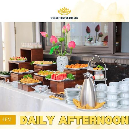Golden Lotus Luxury Hotel Danang - Complimentary Daily Afternoon Tea Exteriör bild