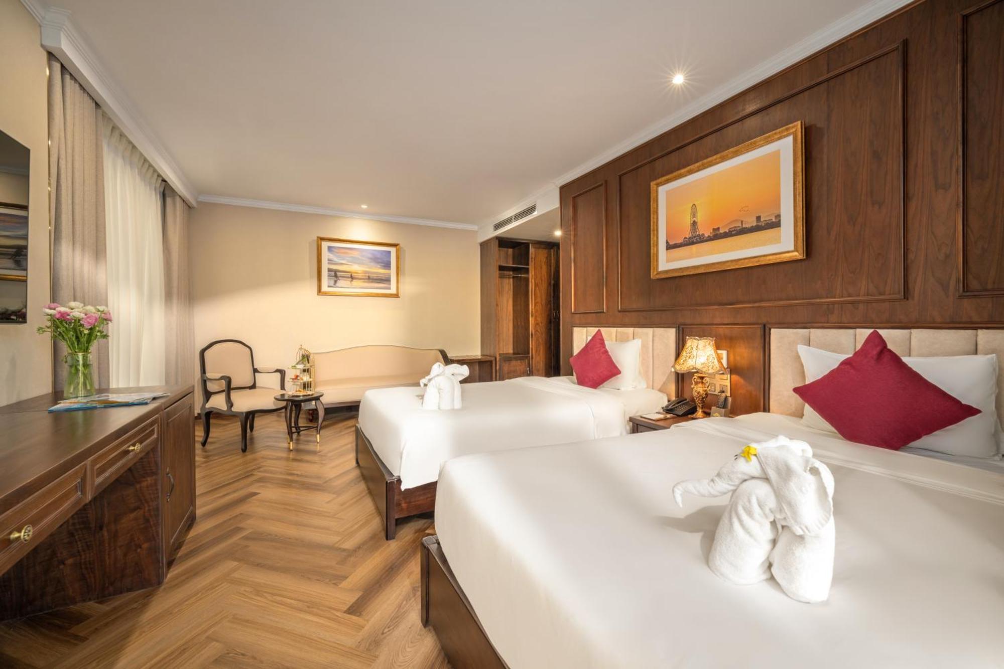 Golden Lotus Luxury Hotel Danang - Complimentary Daily Afternoon Tea Exteriör bild