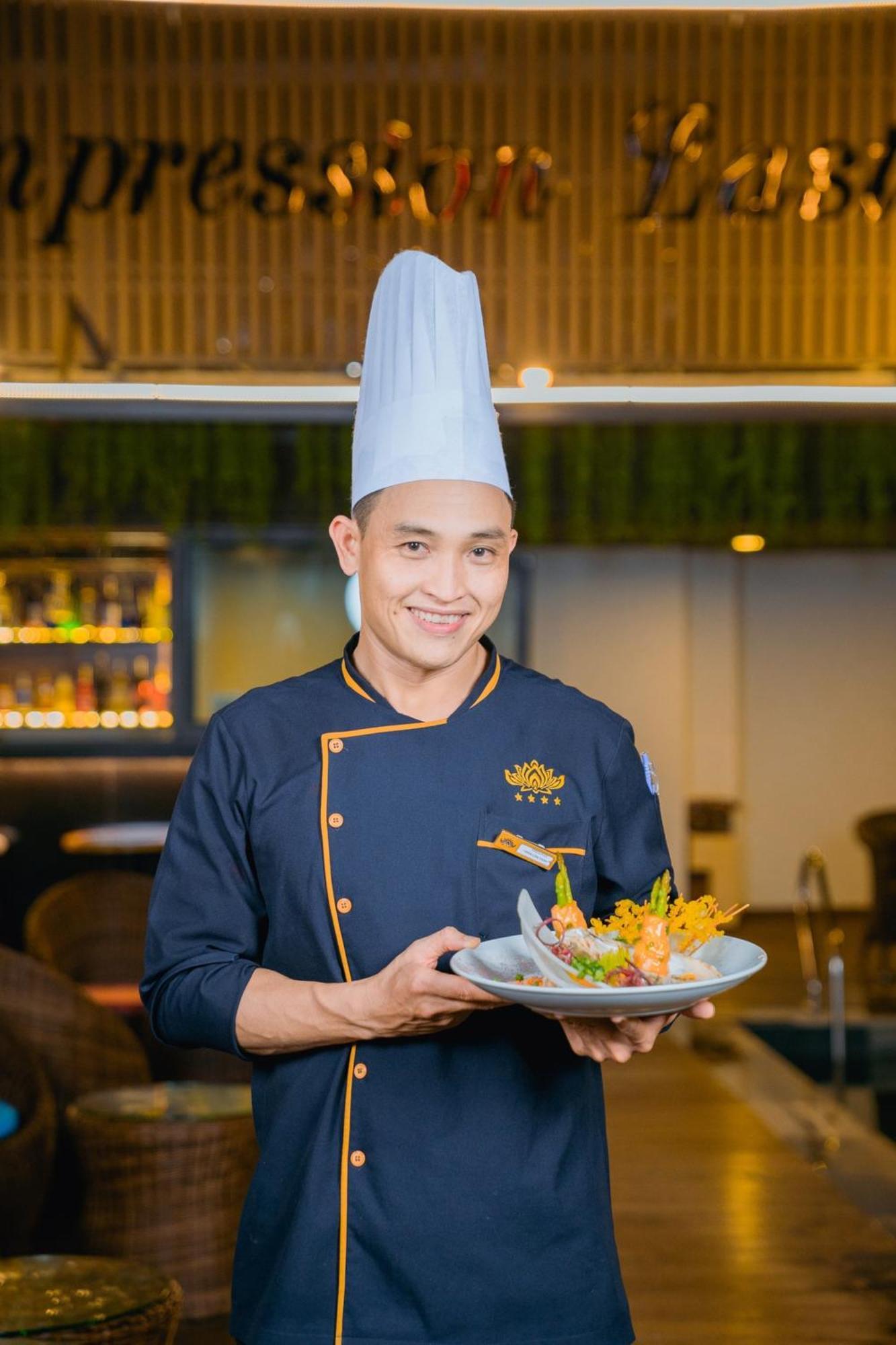 Golden Lotus Luxury Hotel Danang - Complimentary Daily Afternoon Tea Exteriör bild