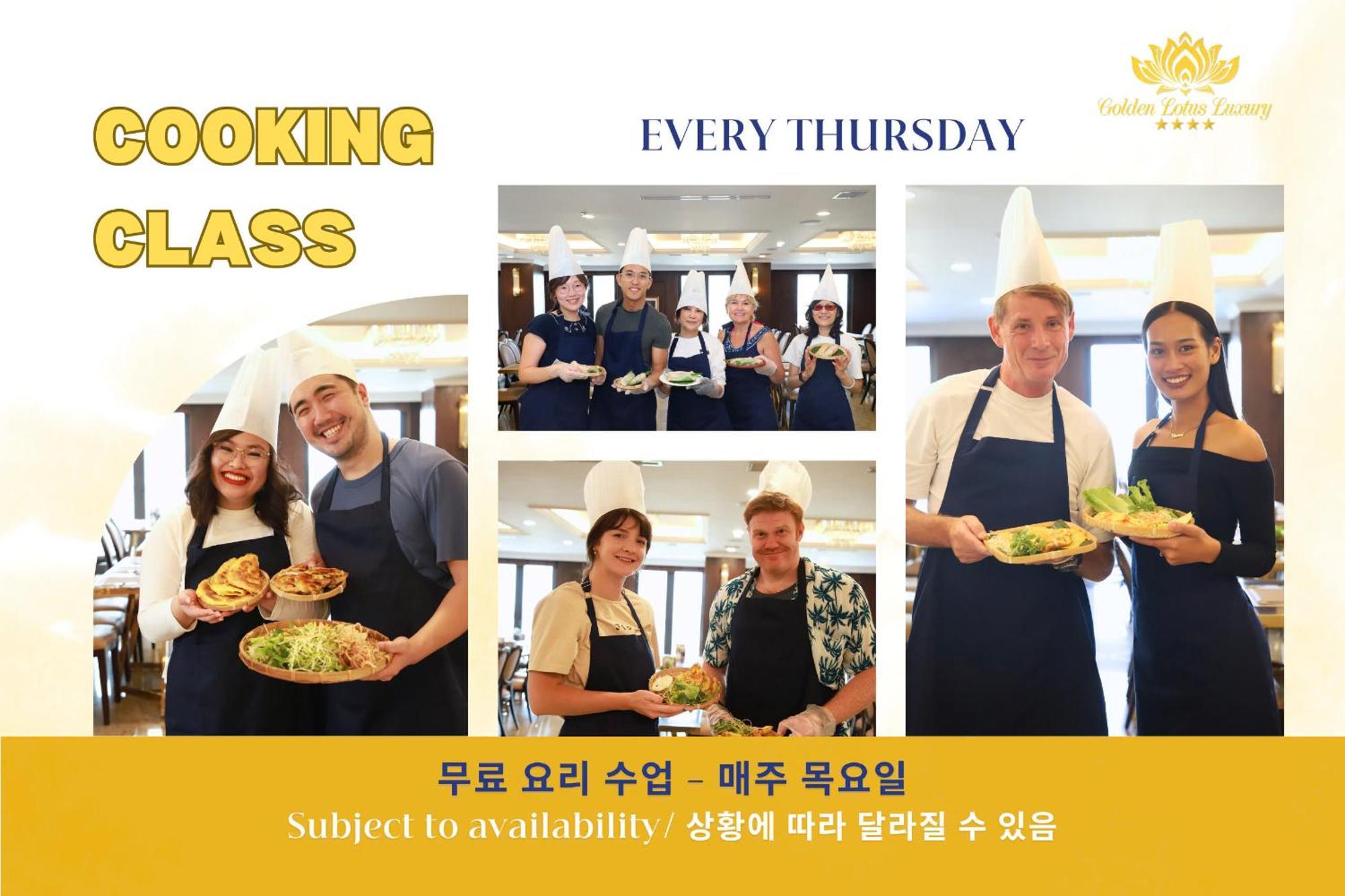 Golden Lotus Luxury Hotel Danang - Complimentary Daily Afternoon Tea Exteriör bild